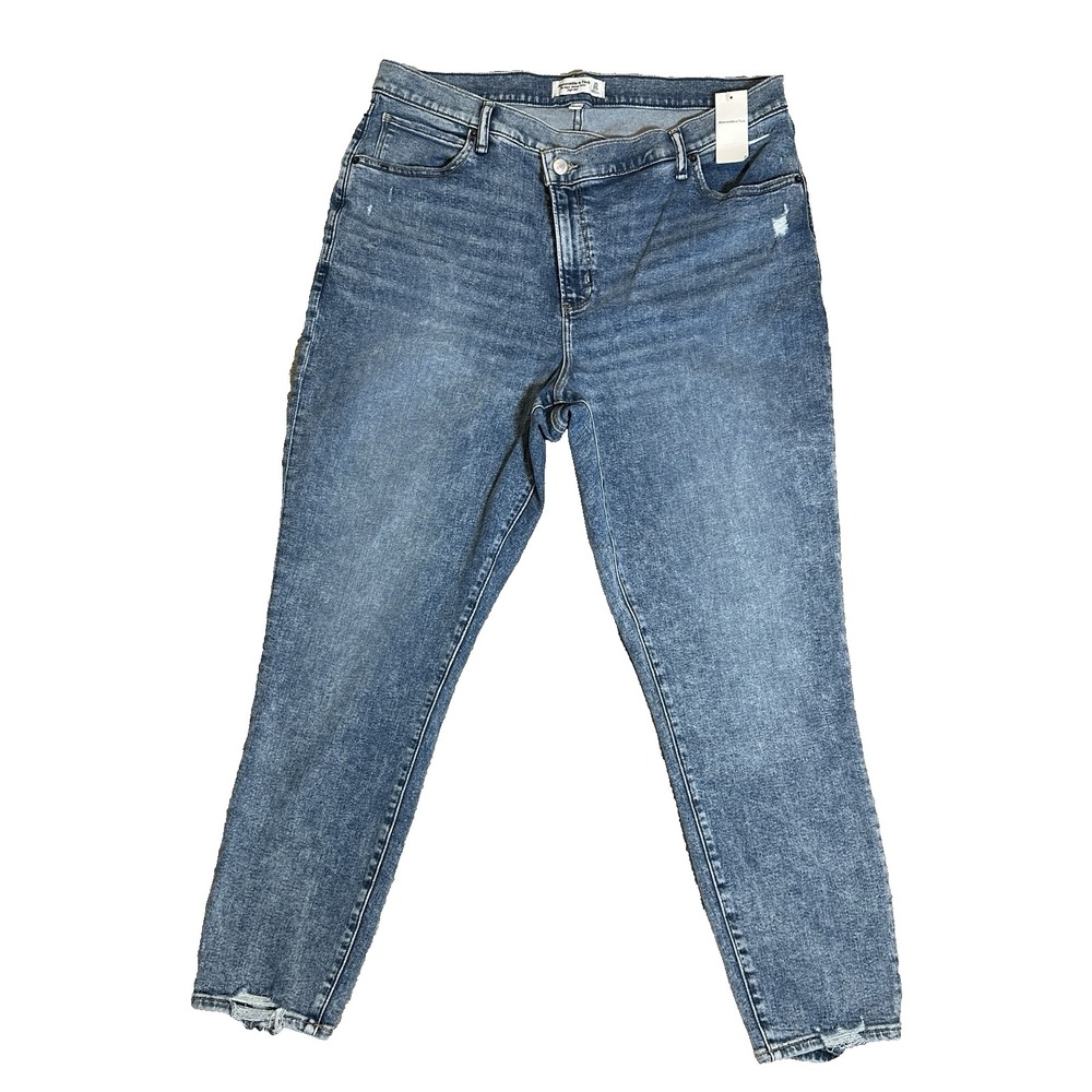 Abercrombie Fitch Womens Jeans 35/20R Super Skinny Ankle High Rise Curve Love‎